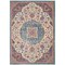 Homeroots 4 x 6 ft. Pink & Blue Floral Medallion Area Rug 385529 - alternate 1